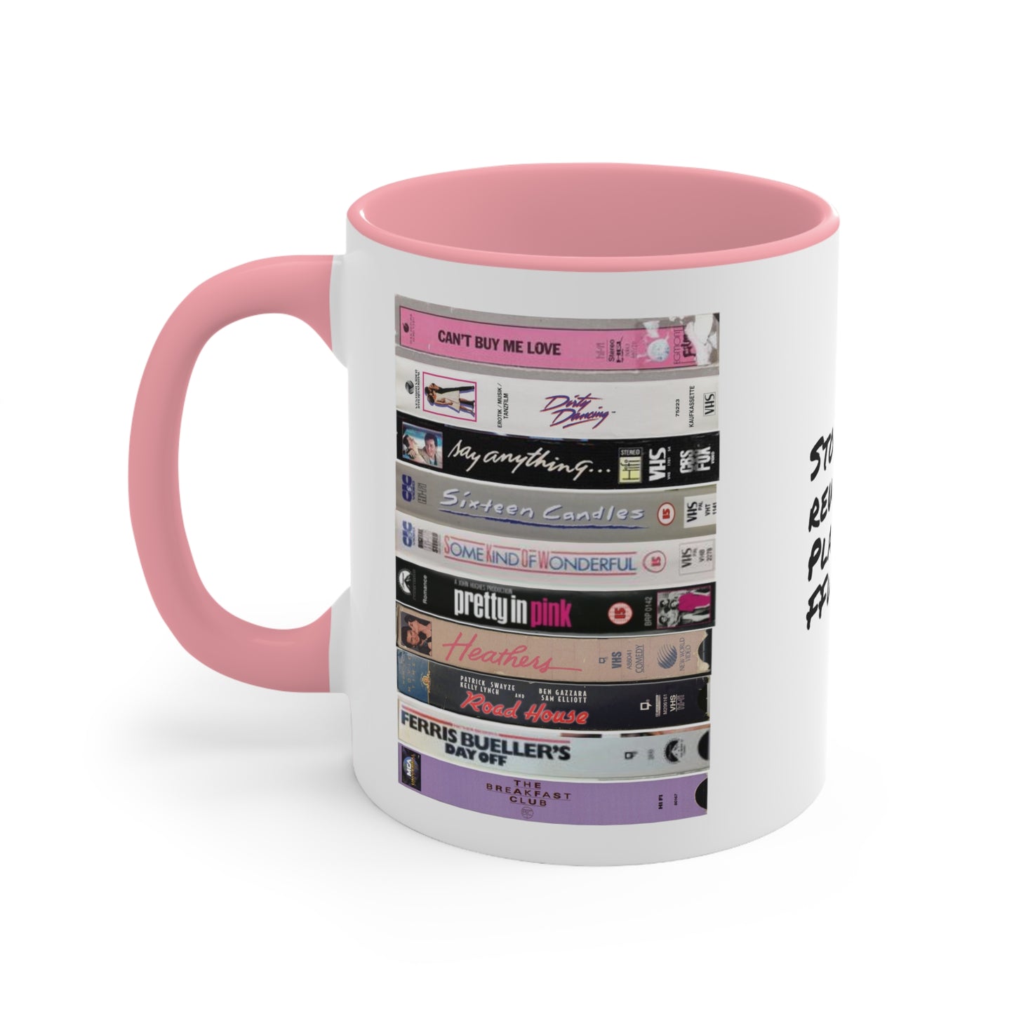 80s VHS Tapes Mug: Classic Movie Cup