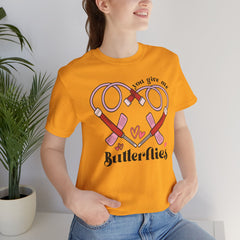 Phlebotomist Heart Butterflies Tee