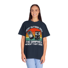 Retro Gamer Unisex T-Shirt - "I Went Outside Once"