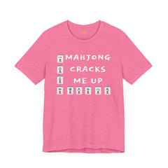 Funny Mahjong CRACK TShirt, unique mahjong gift, unisex soft Tee, gift for mahjong player, mahjong gift for her, Mahjong enthusiast present