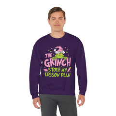 Grinch Stole My Lesson Plan Sweatshirt