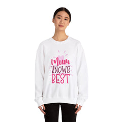 MUM KNOWS BEST SweatShirt,Mums Day Gift,Mum lover gift,Mum inspired shirt,mothers day present,birthday gift,unique mum gift,best mum ever
