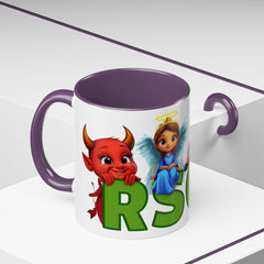 Russell Sage College Mascot Characters 11oz or 15 oz Ceramic Mug - Personalize your mug with your grad year by entering it in the notes field before you complete your purchase