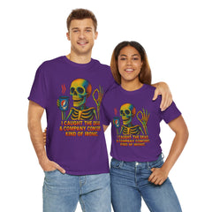 Grateful Dead Inspired Sarcastic Skeleton Tee