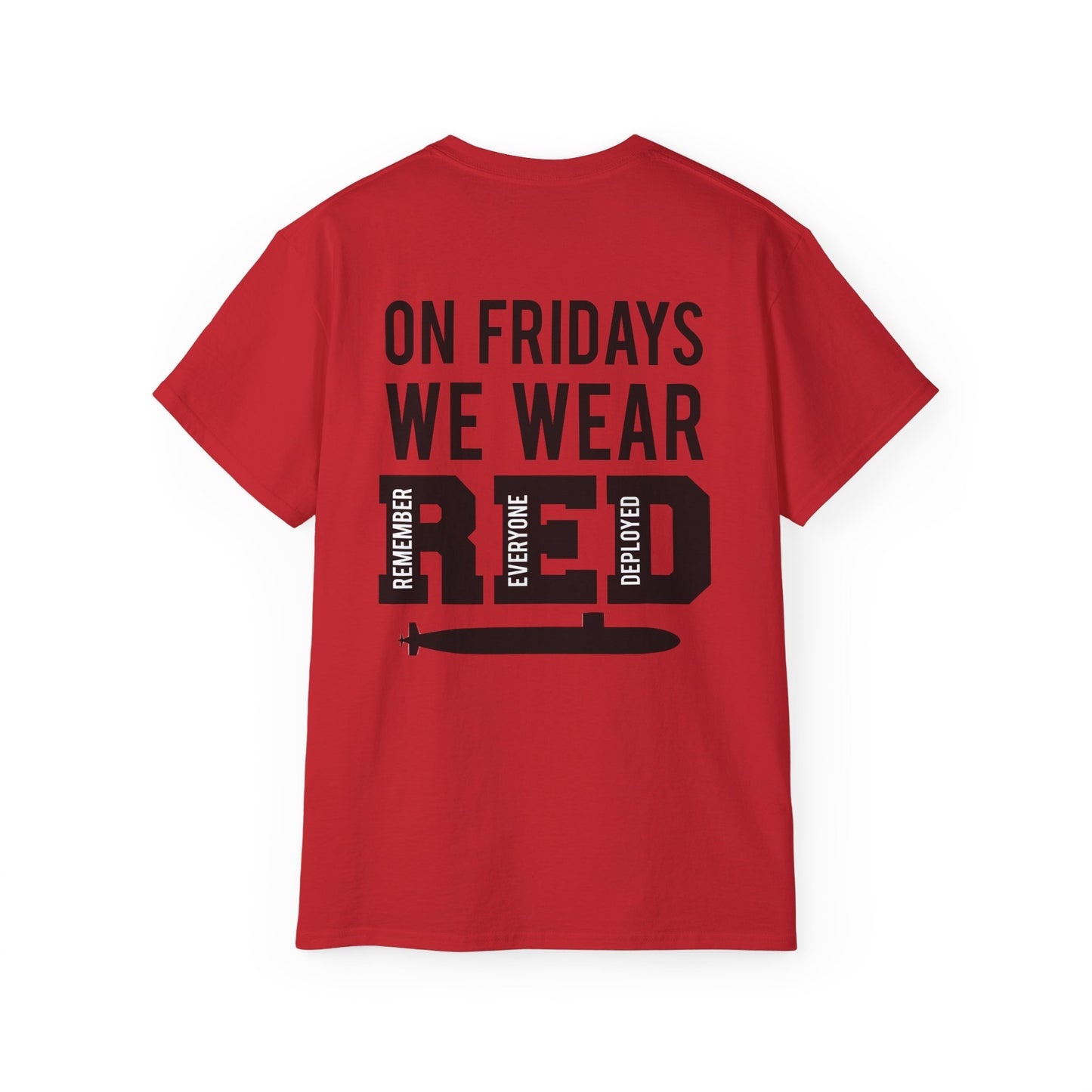 USN Submarine Veteran Red Friday Shirt