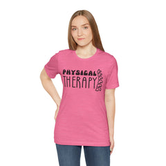 Physical Therapy Unisex Tee - Spine Graphic Gift for PT Student