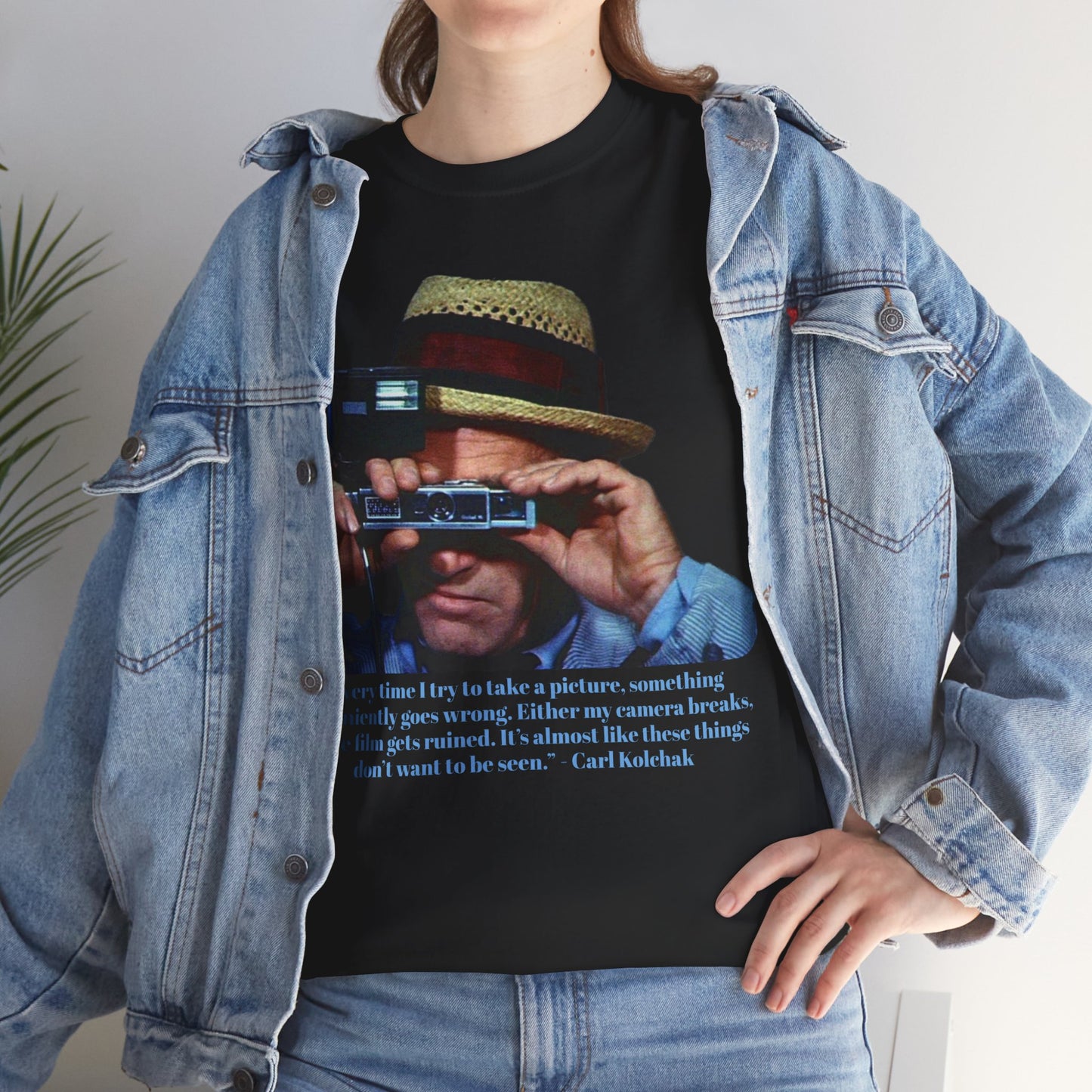 The Night Stalker Carl Kolchak Quote - Graphic Unisex Heavy Cotton Tee