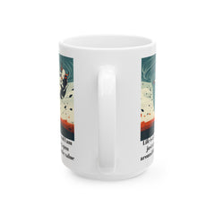 Life Is A Tornado and I am Just A Cow Being Spun Around For Cinematic Value - Ceramic Mug 11oz / 15oz / Humor / Farm Fun mug / Twister