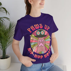 Funny Cat Paws Up Hip Hop Heads - Graphic Tee