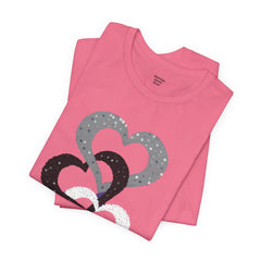 Triple Heart Design Tee