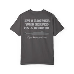 Poseidon Unisex Submarine T-Shirt – "I'm a Boomer Who Served on a Boomer"
