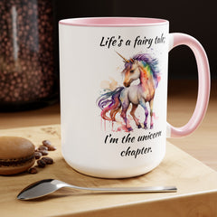 Unicorn coffee 15oz ceraminc mug,