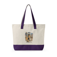 Who Let The Cats Out  Baldwin Harbor Animal Hospital Canvas Tote — Zippered Beach Bag for Cat Lovers