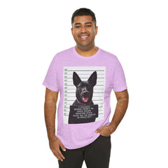 K9 Mugshot Personalized with your Dog T-Shirt