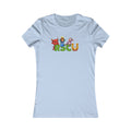 Russell Sage College Mascot Womens T-Shirt - Personalize your shirt with your grad year by typing it In the notes field before check out. Purple Cow, Red Devil, Blue Angel, Golden Horseshoe