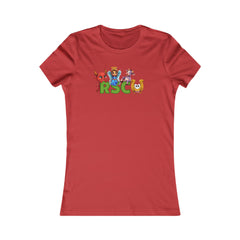 Russell Sage College Mascot Womens T-Shirt - Personalize your shirt with your grad year by typing it In the notes field before check out. Purple Cow, Red Devil, Blue Angel, Golden Horseshoe