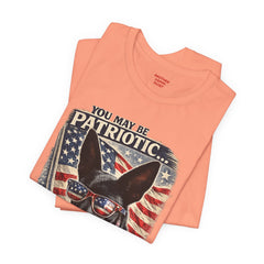 Personalized with your Dogs name and image - Patriotic Dog T-Shirt