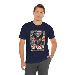Personalized with your Dogs name and image - Patriotic Dog T-Shirt