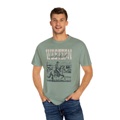 Vintage Style Cowboy Graphic Shirt - Stylish T Shirt