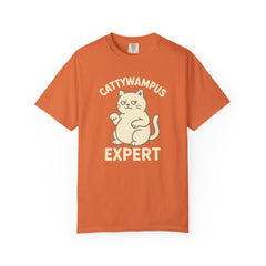 Cattywampus Expert T-Shirt | Funny Cat Tee, Gift for Cat Lovers, Cute Pet Shirt, Casual Wear, Unisex Apparel