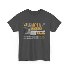 Valencia Spain Cities of The World Series Unisex Heavy Cotton Tee