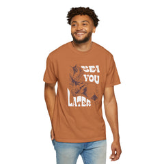 Manta Rays, Sea You Later -  Graphic Unisex Garment-Dyed T-shirt