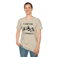 Camp The Catskillsi Unisex Softstyle T-Shirt  Catskill Mountains New York