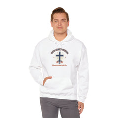 Faith & Freedom Cross Hoodie | Patriotic, Faith-Based July 4th Vintage Americana