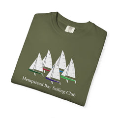 Hempstead Bay Sailing Club T-Shirt — Vintage Sailboat Race Day Tee