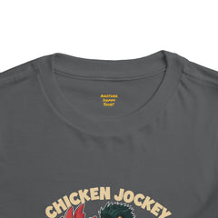 Toddler Chicken Jockey Tee - Fun Minecraft Animal T-Shirt for Kids