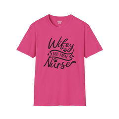 Nurse Humor - Unisex Softstyle T-Shirt | Nurse Awareness, Medical Apparel, Gift For Her, Dog Mom, Hospital Staff Gift, Registered Nurse