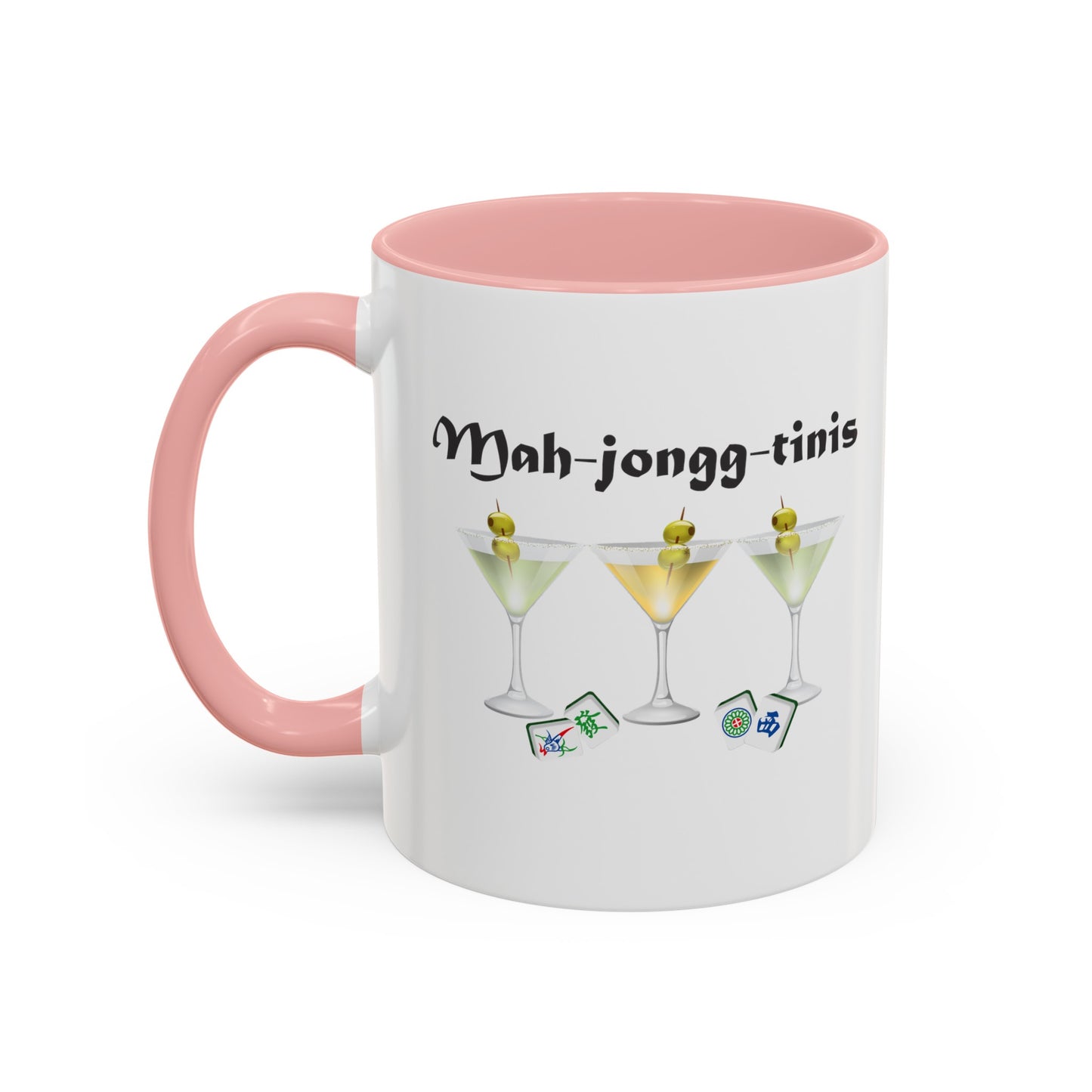 Mah-jongg-tinis Mug, Ceramic 11oz Game Mug