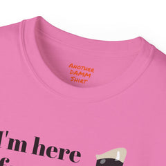 I'm Here For The One Leg Butt Kicking Contest - Unisex Ultra Cotton Tee | Amputee Humor, Leg Amputee, Limb Awareness, Prosthetic Humor