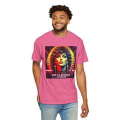 80s Music Love Is A Battlefield - Graphic Comfort Colors Garment Dyed Shirt