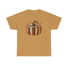 Autumn-Themed Pumpkin Book Tee, Cozy Fall Shirt, Halloween Apparel, Literary Gift, Unisex Comfortable T-Shirt