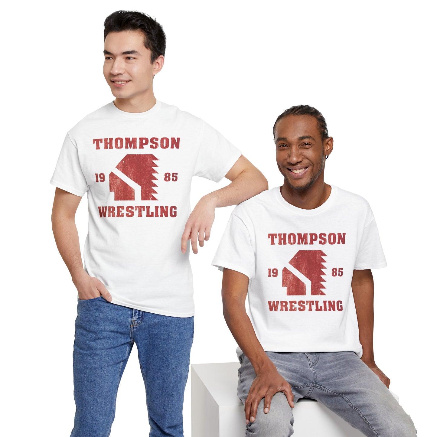 THOMPSON WRESTLING 1985, Unisex Heavy Cotton Tee