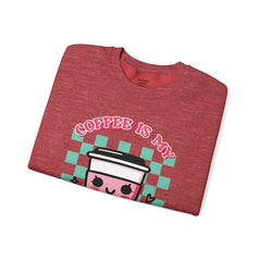 Woman's Coffee Valentine -  Unisex Heavy Blend™ Crewneck Sweatshirt