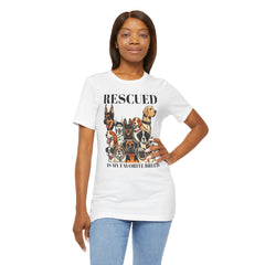 RESCUED IS MY Favorite Breed - Unisex Jersey Short Sleeve Tee