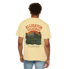 Alligator Alcatraz T-Shirt, Vintage Style Tee, Florida Souvenir Shirt, Unisex Graphic Top, Comfortable Casual Wear