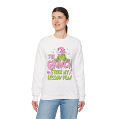Grinch Stole My Lesson Plan Sweatshirt