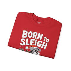 Born To Sleigh - Unisex Heavy Blend™ Crewneck Sweatshirt