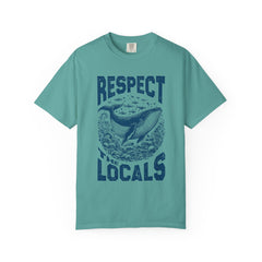 Respect the Locals Whale T-Shirt — Marine Conservation Graphic