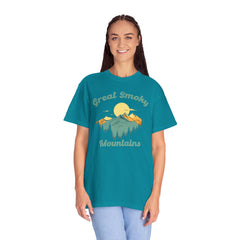 Great Smoky National Park National Park Graphic, Comfort Colors Soft Relaxed Fit Unisex Garment-Dyed T-shirt