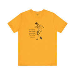 Terry Fox Inspirational Amputee Quote - Unisex Short Sleeve Tee,Amputee Awareness,Gift For Him,Gift For Her,Leg Amputee,Limb Loss Awareness