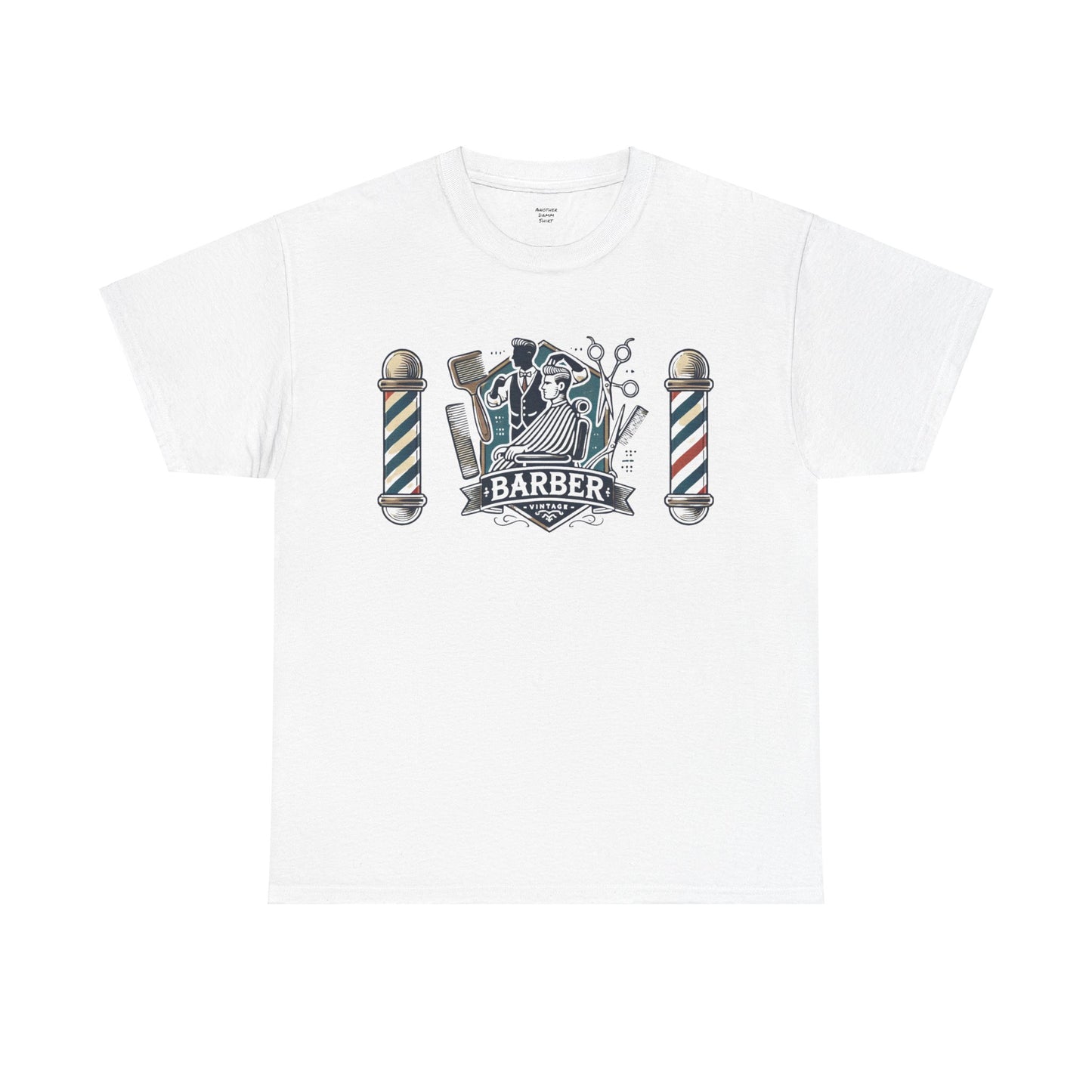 Vintage Barber - Graphic Unisex Heavy Cotton Tee