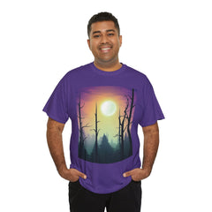 Serene Nature Graphic Tee, Aesthetic T-Shirt, Cozy Casual Wear, Gift for Nature Lovers, Perfect for Outdoor Adventures