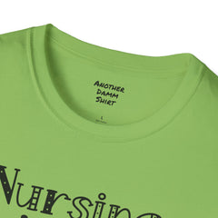 Nursing Is A Work Of Heart - Unisex Softstyle T-Shirt | Nurse Awareness,Medical Wear,Gift For Him,Scrubs Lover,Hospital Staff,Gift For Her,