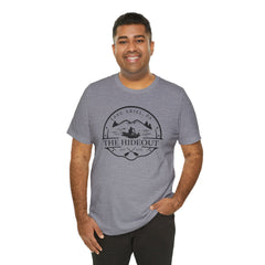 The Hideout Lake Ariel Tee — Vintage Lakeside Cabin T-Shirt