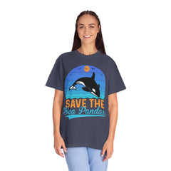 Save The Sea Pandas Comfort Colors Unisex Garment-Dyed T-shirt