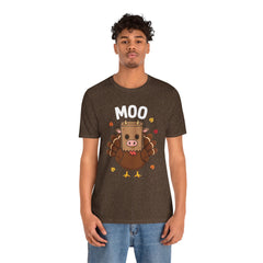 Funny Thanksgiving Turkey Moo T‑Shirt - Unisex Tee